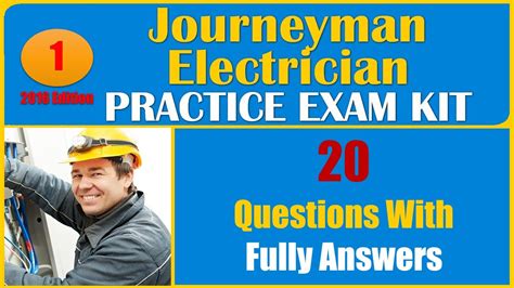 This exam certifies that you have the skills and knowledge needed to perform your job with public and consumer safety in mind to the best of your abilities. . Electrician journeyman practice test